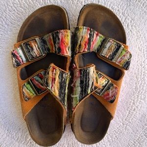 Arizona Birkenstock with Colorful Thread
